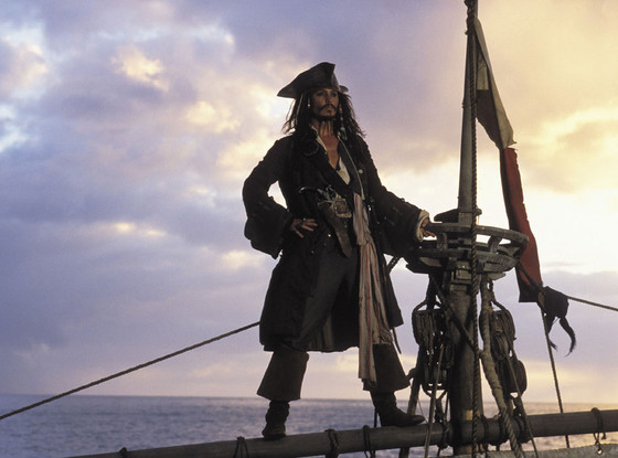 Johnny Depp, Pirates of the Caribbean: The Curse of the Black Pearl Johnny Depp, Pirates of the Caribbean: The Curse of the Black Pearl